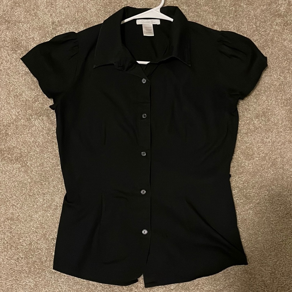 Charlotte Russe short sleeve button down